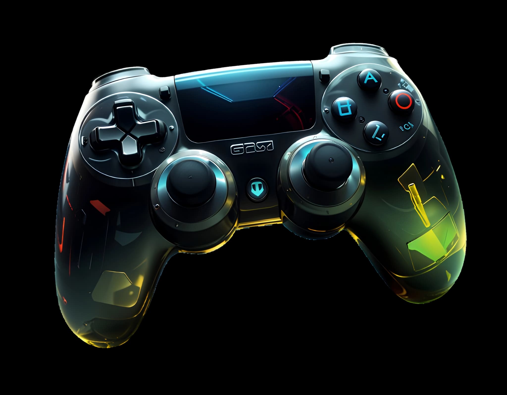 game controller with nft technology inside of it